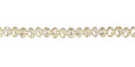 Jonquil AB Crystal Faceted Rondelle 4mm