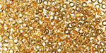 Miyuki 24kt Gold (plated) Spacer Bead 3mm