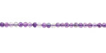 Purple Fluorite (AA) Microfaceted Round 2mm