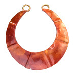 Patricia Healey Copper Crescent Focal Link 42x44mm