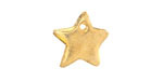 Mykonos Gold (plated) Star Drop 18mm