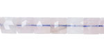 Blue Rose Quartz Faceted Square 8mm