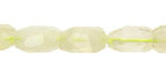 Lemon Quartz (A) Microfaceted Long Nugget 9x14mm