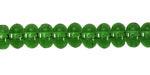 Emerald Glass Rondelle 5x8mm