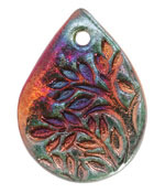 Xaz Raku Flash Tree Drop Focal 38-40x53-54mm