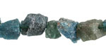 Pacific Blue Apatite Rough Nugget 6-12x6-10mm