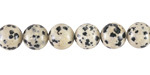Dalmatian Jasper Round 8mm