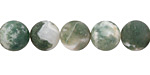 Tree Agate (A) Matte Round 10mm