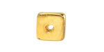 Mykonos Metalized Ceramic Gold Square Washer 13mm