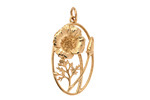 Nina Designs California Poppy Focal 15x31mm