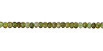 Vesuvianite Faceted Rondelle 2x3mm