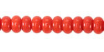Pumpkin Glass Rondelle 5x8mm