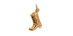 Nina Designs Bronze Cowboy Boot Focal 9x20mm