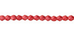 Czech Glass Guava Metallic Suede Fire Polished Round 4mm