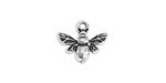 Antique Silver (plated) Bee Focal 15x13mm