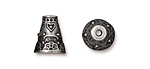 TierraCast Antiqued Pewter Flowering Cone 11x12mm
