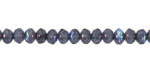 Czech Glass Violet AB w/ Bronze Fire Polished Rondelle 3x5mm