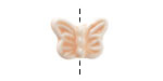 Peach Blossom Porcelain Butterfly 12x18