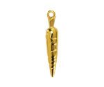 24K Gold (plated) Carrot Focal 6x30mm