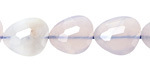 Blue Rose Quartz Faceted Puff Pear 13x16mm