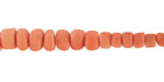 Java Glass Cherry Blossom Pink Graduated Gooseberry Beads 3-6x4-6mm