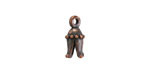 Mykonos Antique Copper (plated) Fluted Cord End 16x8mm