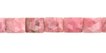 Wood Rhodonite Microfaceted Rectangle 10x8mm
