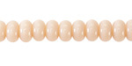 Toasted Coconut Glass Rondelle 5x8mm