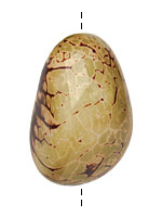 Tagua Nut Apple Nugget 40-45x32-36mm