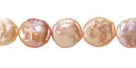 Petal Pink Biwa Pearl Coin 11mm
