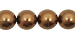 Chocolate Shell Pearl Round 14mm