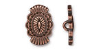 TierraCast Antique Copper (plated) Western Button 14x20mm