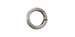 Burnished Silver (plated) Large Round Clasp 15mm