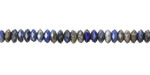 Sodalite Faceted Spacer Rondelle 2x5mm