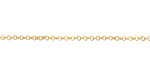 Hamilton Gold (plated) Tiny Double Rollo Chain, 5' Package