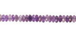 Dogtooth Amethyst Faceted Spacer Rondelle 2x5mm