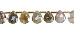 Labradorite (A) Microfaceted Teardrop 8x10mm