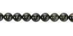 Starlight Black Diopside Round 6mm