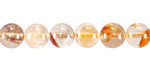 Gold Hematoid Quartz (A) Round 8mm