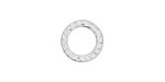 TierraCast White Bronze (plated) Medium Hammertone Ring 13mm