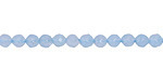 Aqua Agate Faceted Round 4mm