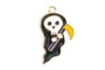 Enamel Grim Reaper Focal 17x19mm