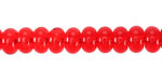 Ruby Red Glass Rondelle 5x8mm
