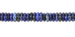 Denim Lapis Spacer Rondelle 2x6mm