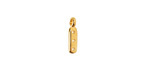 Cymbal Zakros 24K Gold (plated) End for 8/0 Round Seed Beads 3x12mm