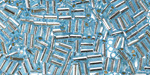 Miyuki Silver Lined Aqua Bugle Bead 3mm