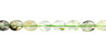 Prehnite (w/ Rutile) Microfaceted Oval 8x6mm