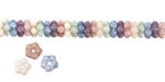 Czech Glass Fruit Cake Light Bali Style Daisy Spacer 5mm