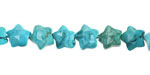 Turquoise Magnesite Microfaceted Star 8mm