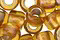 TOHO Topaz (with Gold Lining) Round 6/0 Seed Bead
